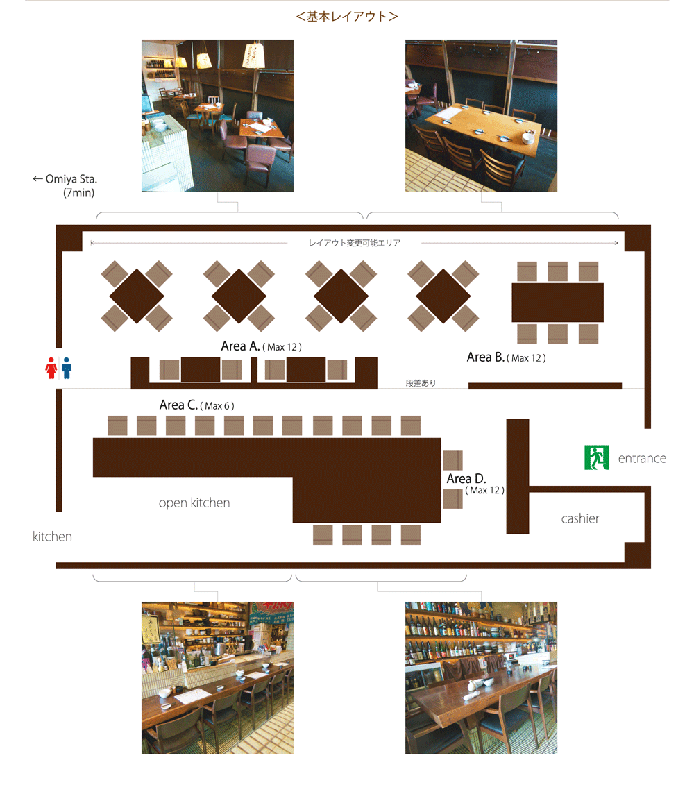 店内レイアウト